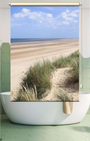 Extartiqe Duschrollo - Düne modernes Rollo Duschvorhang